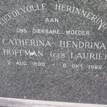HOFFMANN Catherina Hendrina nee LAURIE 1890-1968