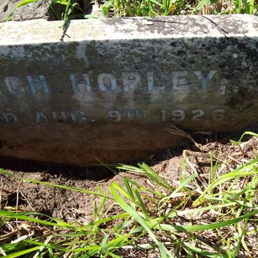 HOPLEY Richard Rodney Ligh -1926