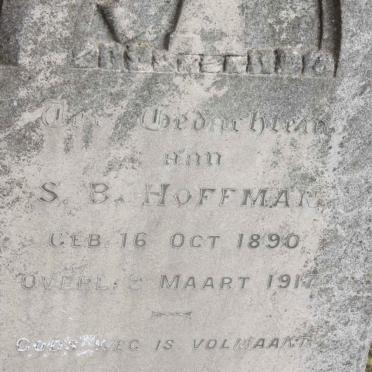 HOFFMAN S.B. 1890-1917