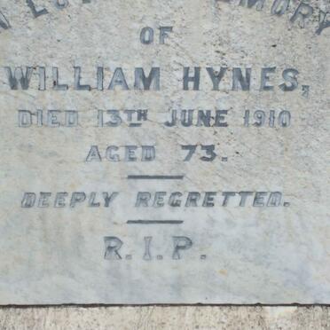 HYNES William -1910