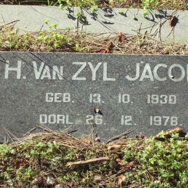 JACOBS H. van Zyl 1930-1978