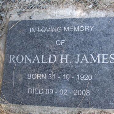 JAMES Ronald H. 1920-2008