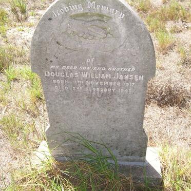 JANSEN Douglas William 1917-1943