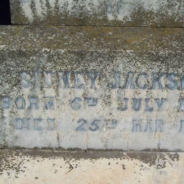 JACKSON Sidney 1822-1912