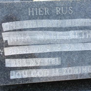 KLEINSCHMIDT Anna Margaretha 1908-1973