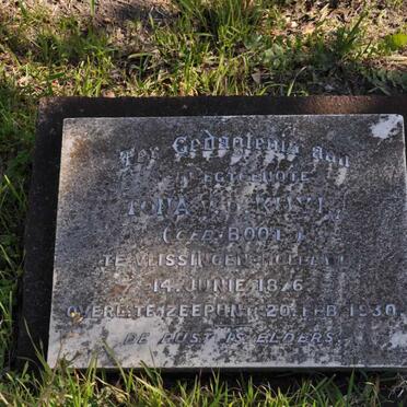KUYL Tona, v.d. nee BOOT 1876-1930