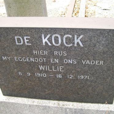 KOCK Willie, de 1910-1971