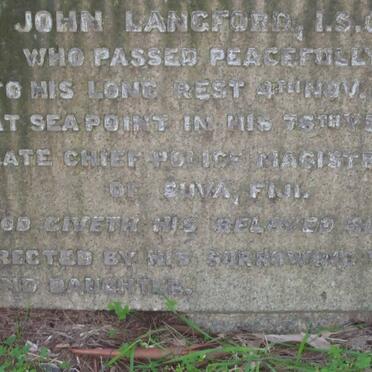 LANGFORD John -1919