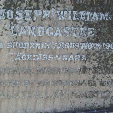 LANDCASTLE Joseph William -1902