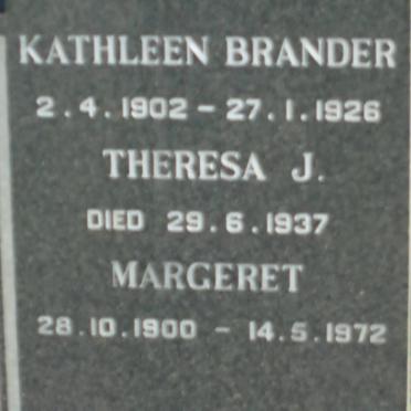 LANGEVELDT Kathleen Brander 1902-1926 :: LANGEVELDT Theresa J. -1937 :: LANGEVELDT Margeret 1900-1972