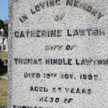 LAWTON Catherine -1892