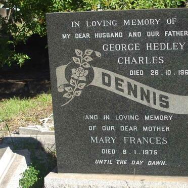 LAYZELL :: DENNIS George Hedley Charles -1969 &amp; Mary Frances -1975