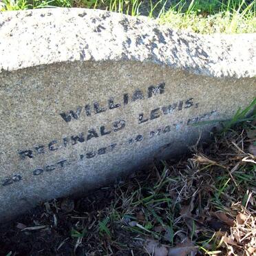 LEWIS William Reginald 1887-194?