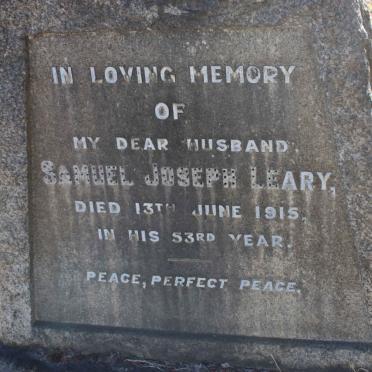 LEARY Samuel Joseph -1915