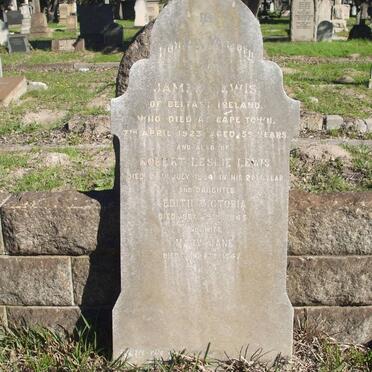 LEWIS James -1923 &amp; Mary Jane -1947 :: LEWIS Robert Leslie -1934 :: LEWIS Edith Victoria -1946