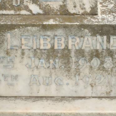 LEIBBRANDT Herbert 1908-1921