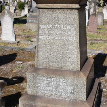 LEWIS Charles 1828-1913 :: LEWIS Frances 1853-1937