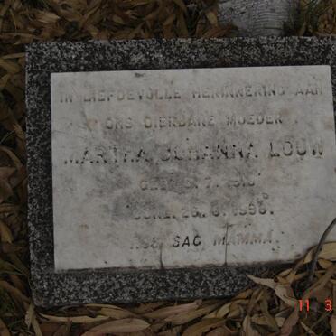 LOUW Martha Johanna 1918-1998