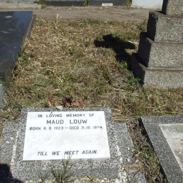 LOUW Maud 1923-1974