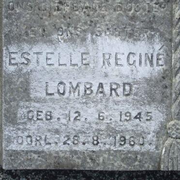 LOMBARD Estelle Reginé 1945-1960