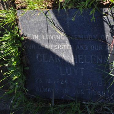 LUYT Clara Helena 1924-1977