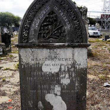 MEWES Wilhelm F. 1851-1889 :: MEWES Heinrich S.  1877-1892 :: MEWES Karl -??