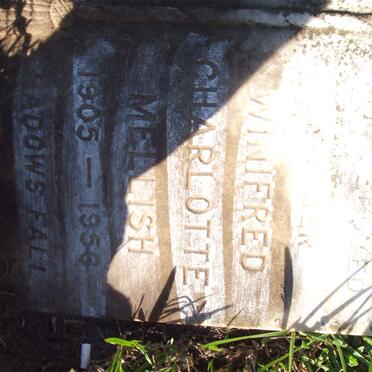 MELLISH Winifred Charlotte 1905-1956