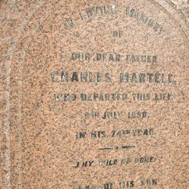 MARTELL Charles -1890