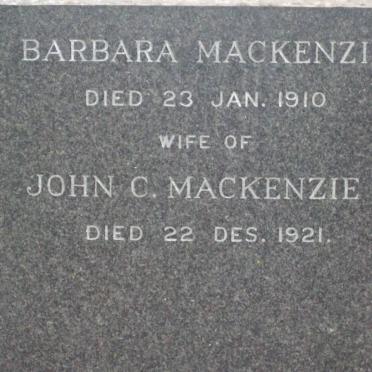 MACKENZIE John -1921 &amp; Barbara -1910