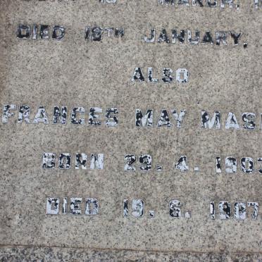 MASKEW Frances May 1903-1987