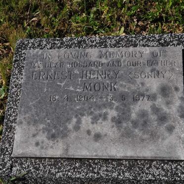 MONK Ernest Henry 1904-1977