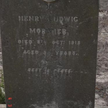 MORSNER Henry Ludwig -1918