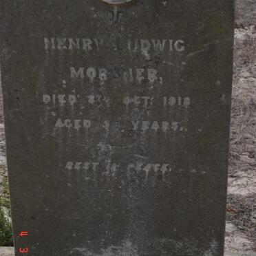 MORSNER Henry Ludwig -1918