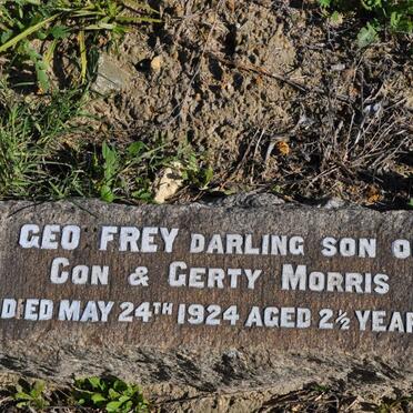 MORRIS Geoffrey -1924