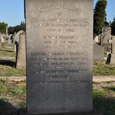 MORRISON Robert Brown -1918 &amp; Ruth 1862-1939 :: MORRISON Robert Walter -1916 :: MORRISON Ruth Eleanor -1913