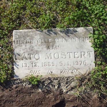 MOSTERT Cato 1889-1976