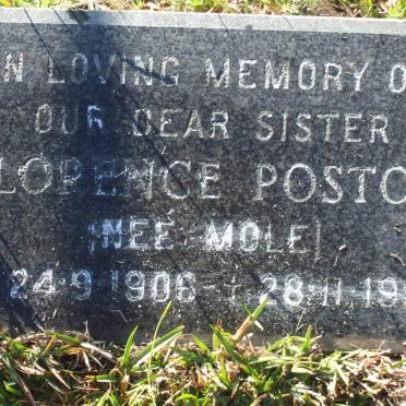 POSTON Florence nee MOLE 1906-1983