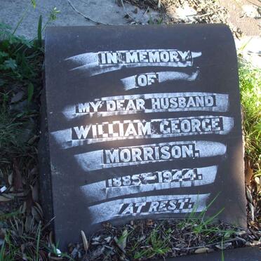 MORRISON William George 1885-1944