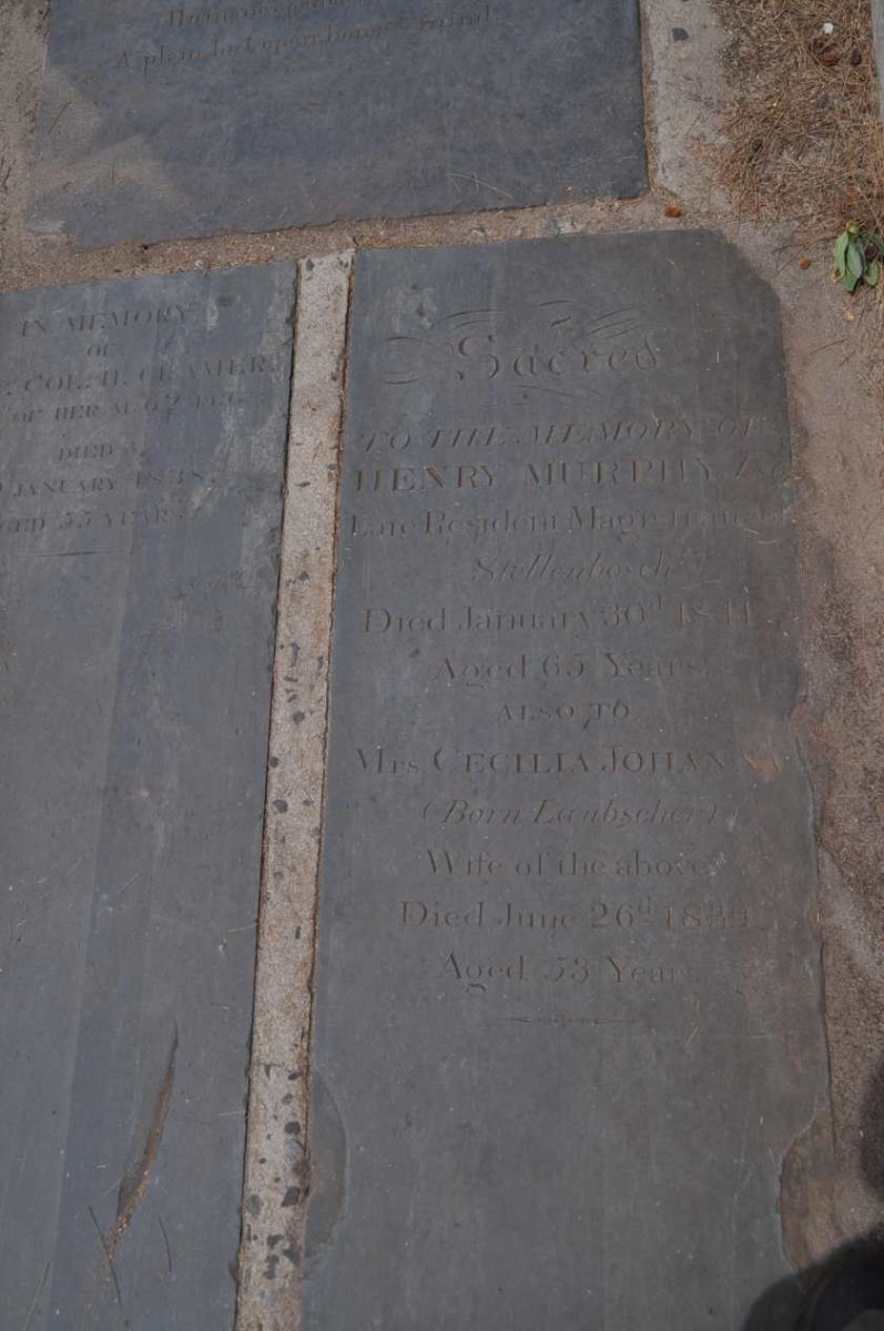 MURPHY Henry -1811 & Cecilia Johanna LAUBSCHER 1786-1839