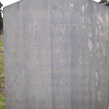 MUTTON R. -1842
