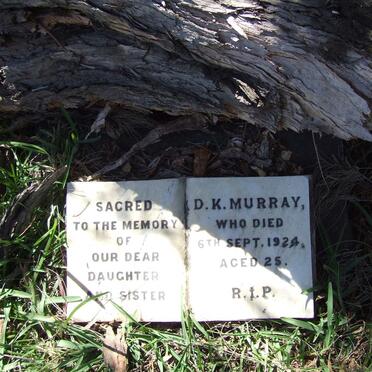 MURRAY D.K. -1924