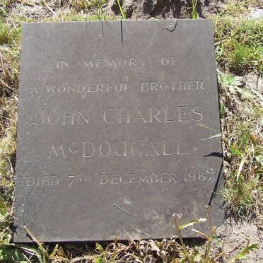 McDOUGALL John Charles -1967