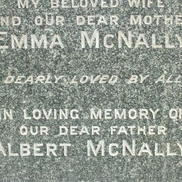 McNALLY Albert &amp; Emma