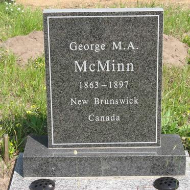 McMINN George M.A. 1863-1897