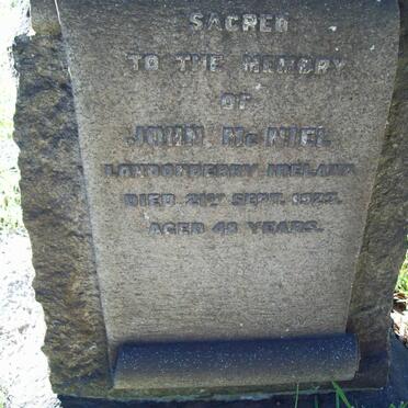 McNEIL John -1923