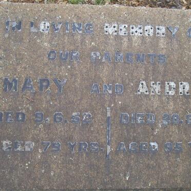 McKEAND Andrew -1964 &amp; Mary -1952