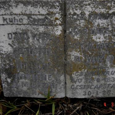MILISCH Otto Carl Hermann 1836-1916 &amp; Hermine A.M. RABE 1839-1926