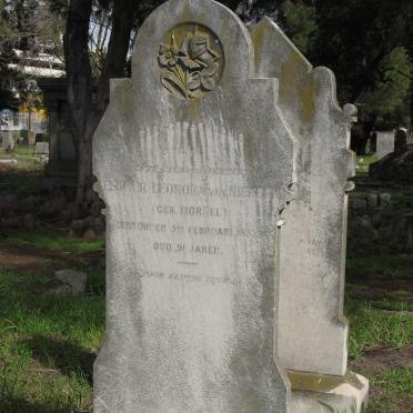 NIEKERK Esther Leonora, van nee MORKEL -1932