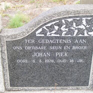 PIEK Johan -1976