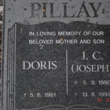 PILLAY Doris -1961 :: PILLAY Joseph 1990-1995